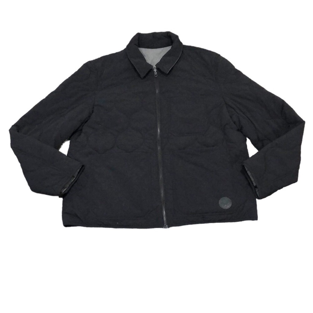 Ted Baker London Schuss Puffer Jacket Size 6 Xxl Black Quilted Insulated Coat